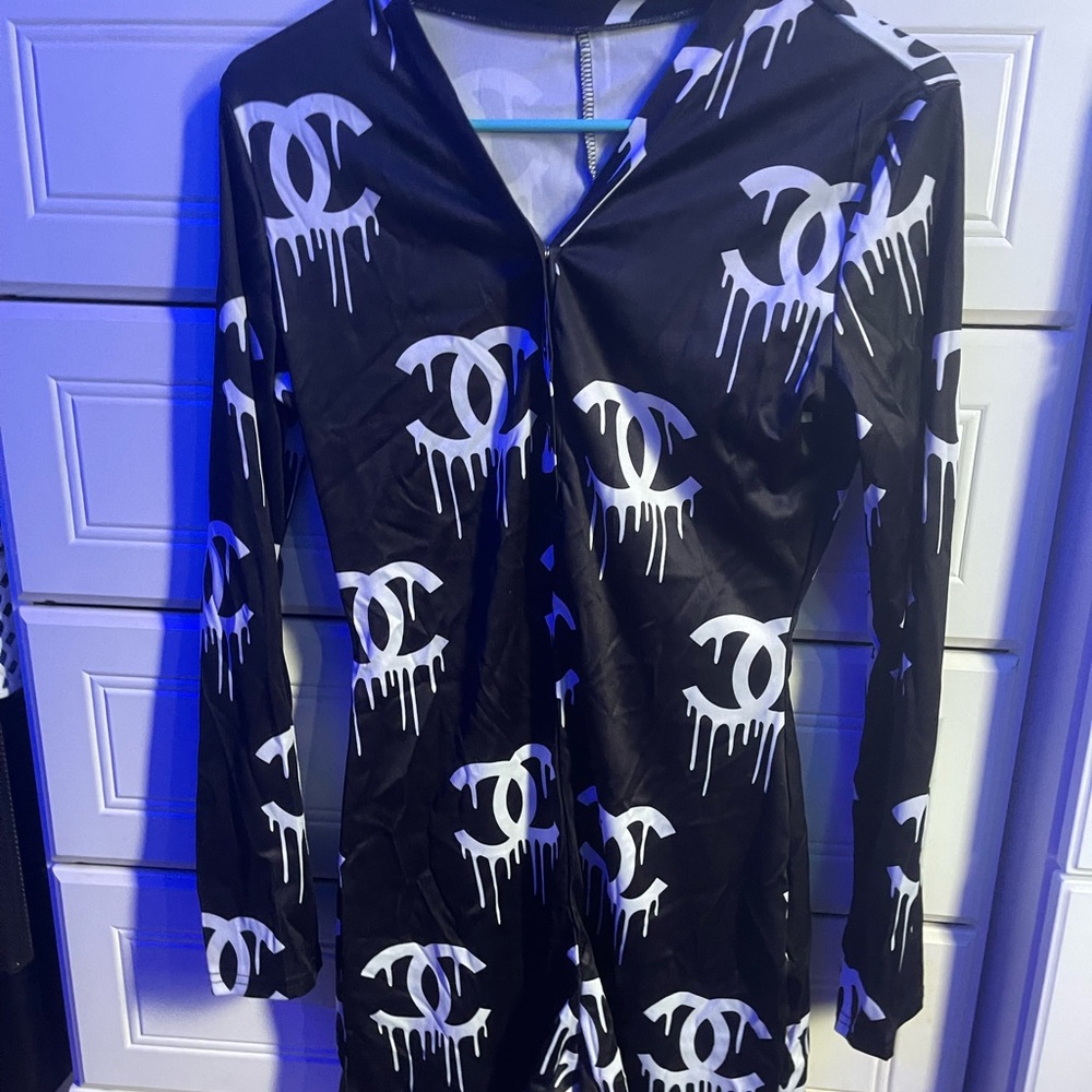 Chanel long sleeve romper